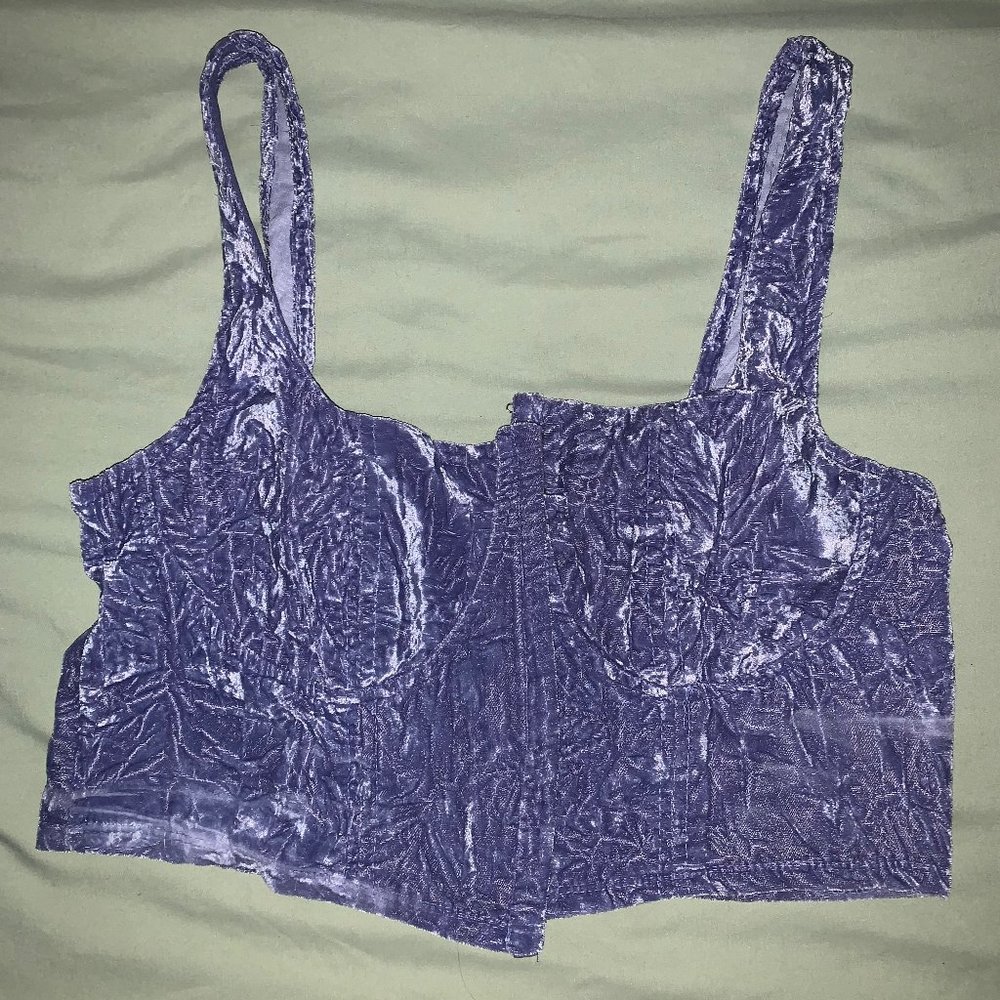Crushed Velvet Corset